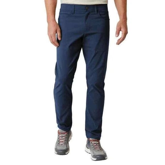 NEW Weatherproof Vintage Men's 30X30 Hybrid Tech Pants Regular Taper Blue - Picture 1 of 10
